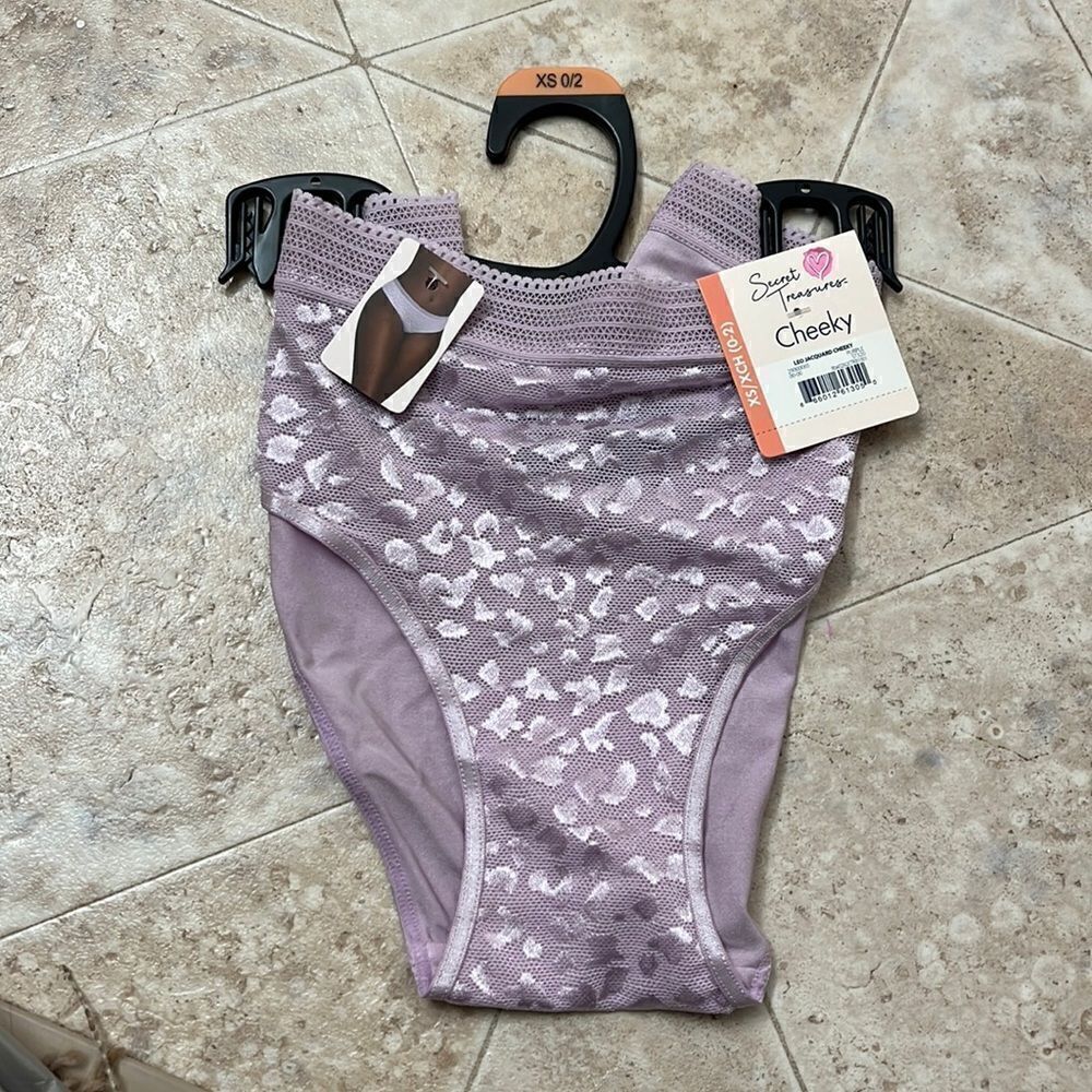 Women’s extra small, purple cheeky underwear